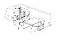 Speed Selector Lever Assembly (6 Speed) Diagram and Parts List for 13A4662F129 2000 Yard Machines Lawn Tractor